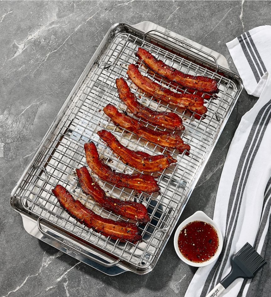 All-Clad Stainless Steel Half Sheet with Cooling Rack