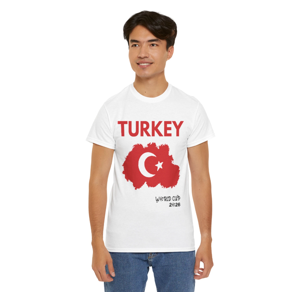 Turkey World Cup 2026 Soccer T‑Shirt | Turkish Football Supporter Tee Unisex
