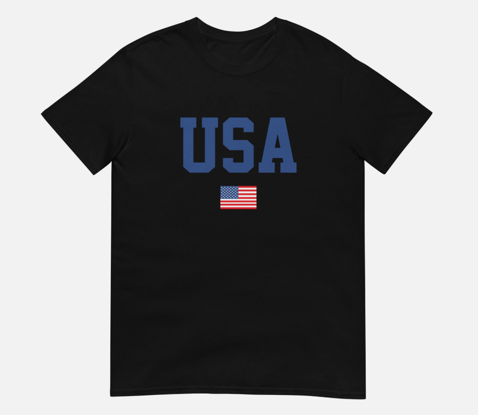 USA Shirt, 4th of July Independence Day T-Shirt, Unisex American Flag Tee