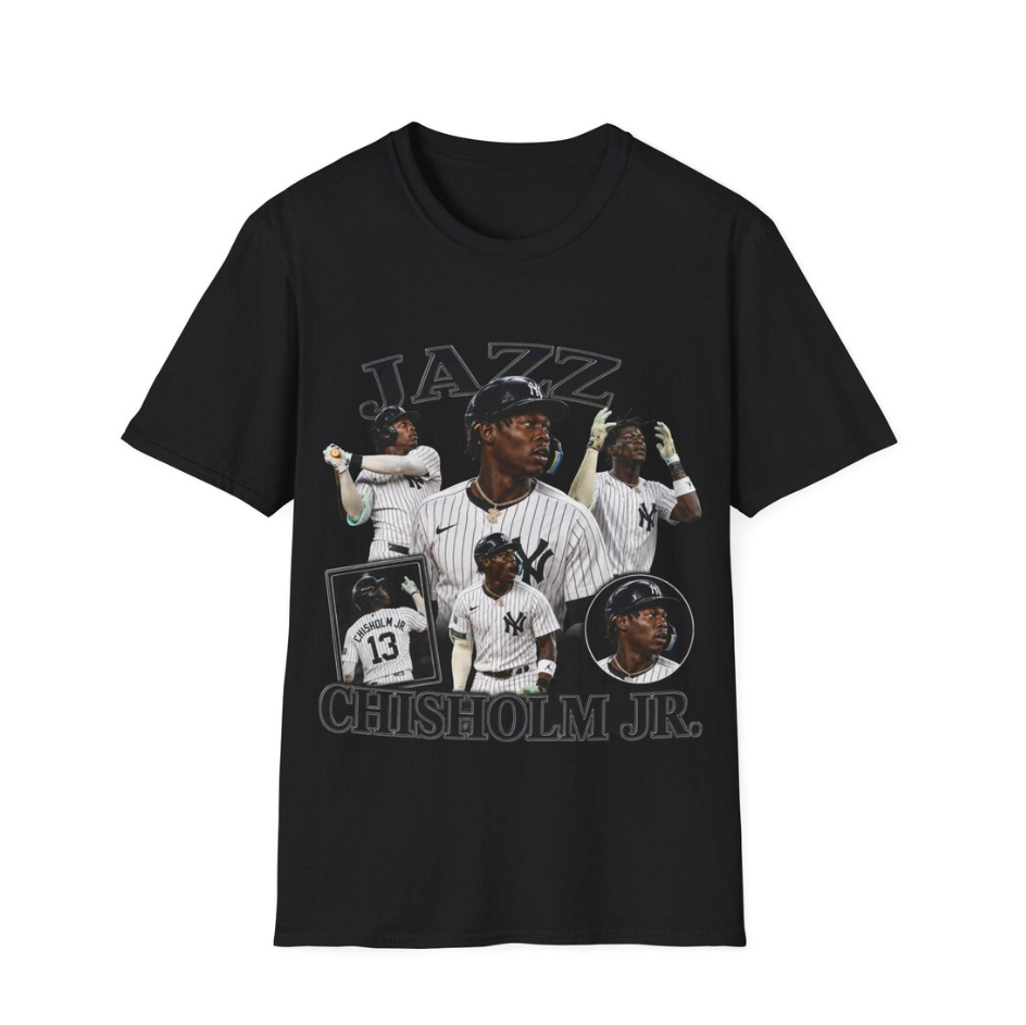 Jazz Chisholm Jr. Baseball Player Collage T-Shirt Vintage Sports Graphic