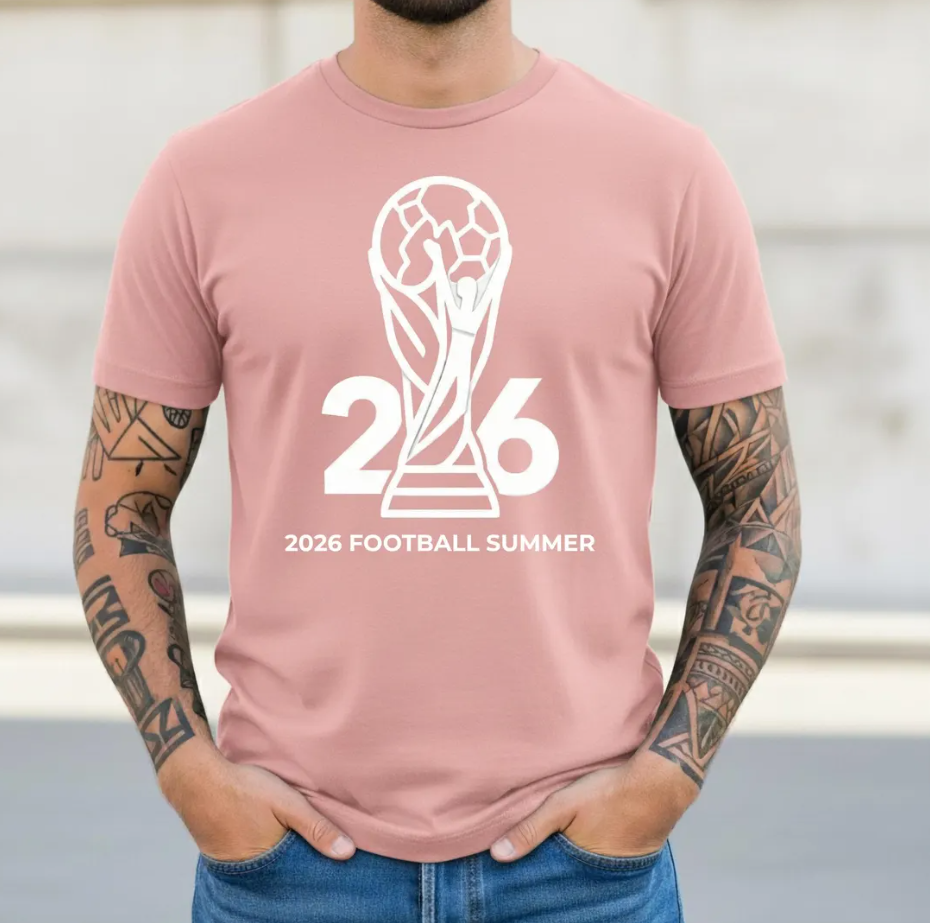 Global Soccer 2026 Shirt, USA Canada Mexico Soccer T-Shirt, Football Fan Tee, Championship 2026 Gift for Men