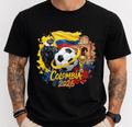 Colombia 2026 World Cup Shirt Soccer T Shirt Colombian Flag Football Tee Futbol Jersey Gift For Men Women Unisex Graphic Tee Fan Shirt