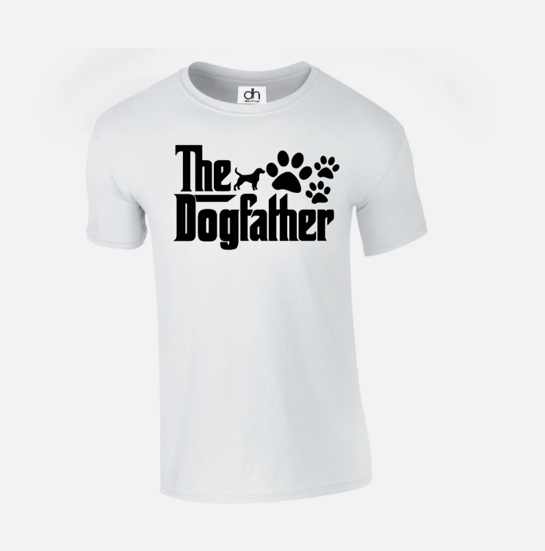 The Dog Father Dad Fathers Day Tshirt Gift Pet Lover ( DOGFATHER , T-SHIRT )