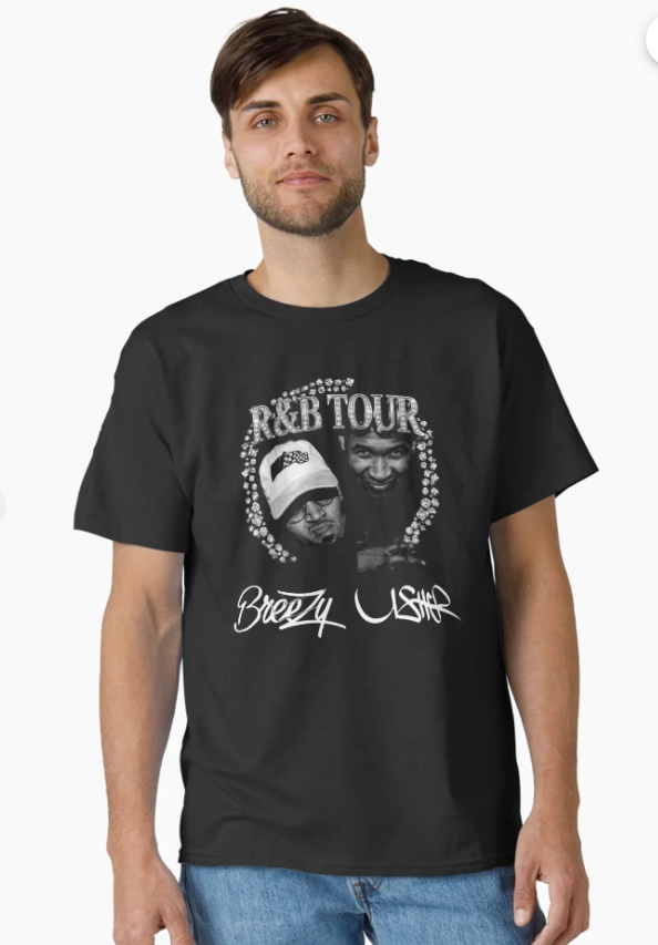 Usher Raymond and Chris Brown Tour 2026, R&B Tour Chris Brown Usher Raymond Classic T-Shirt