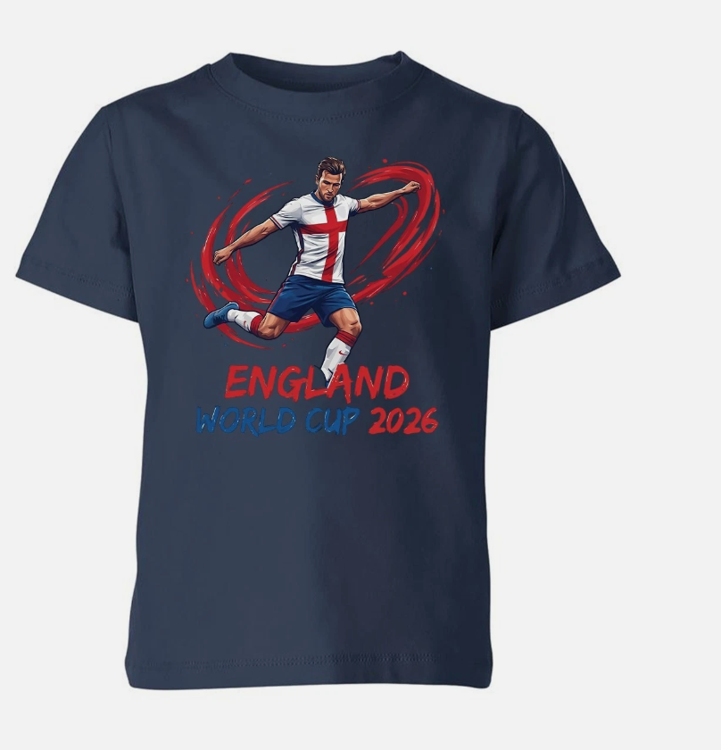 England Football World Cup 2026 Unisex Kids T-Shirt It's Coming Home Soccer Tee