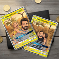 Personalized Father's Day Trading Card, Custom Printed Keepsake