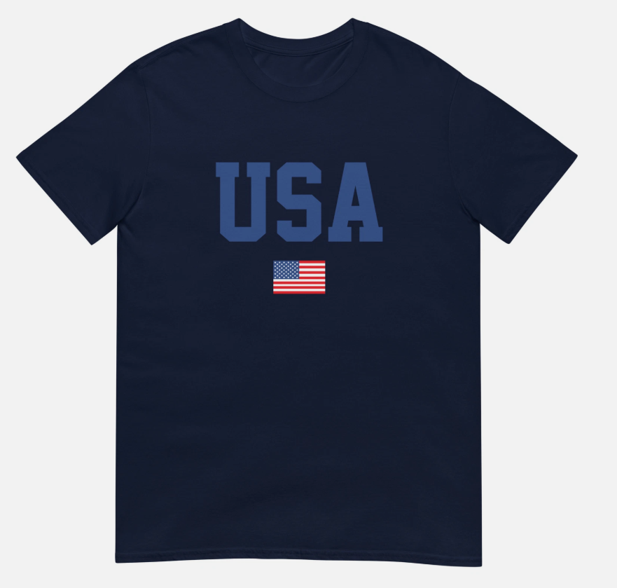 USA Shirt, 4th of July Independence Day T-Shirt, Unisex American Flag Tee