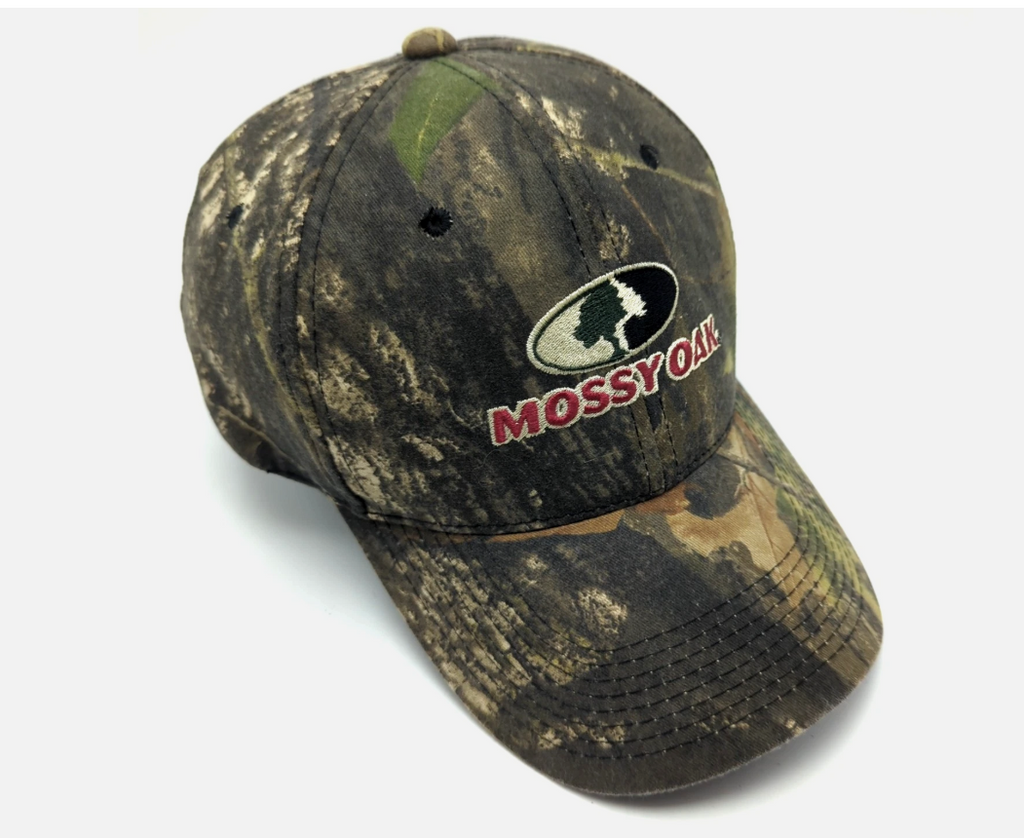 Mossy Oak hat camouflage adjustable strap-back cap