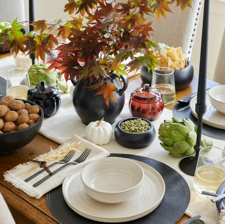 Better Homes & Gardens 20-Piece Black Stainless Steel Flatware Set (Service for 4)