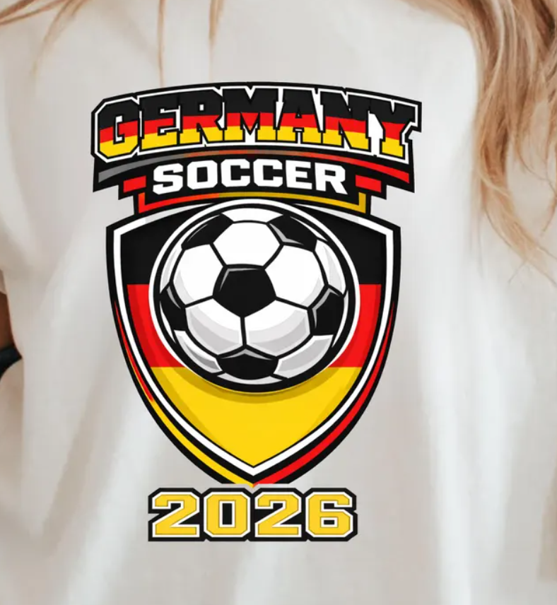 Personalized Soccer Shirt, World Cup 2026 Soccer Shirt, Germany Soccer 2026, World Cup Flag Soccer Ball T-shirt, World Cup Fan Tee (Copy)