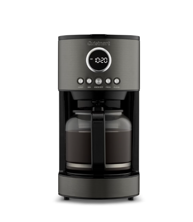 Cuisinart Stainless Steel 12-Cup Coffee Maker, Black