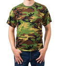 Camouflage Moisture Wicking Short Sleeve Military T-Shirt