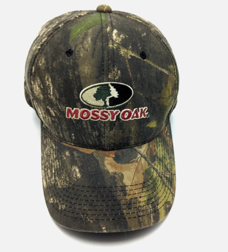 Mossy Oak hat camouflage adjustable strap-back cap