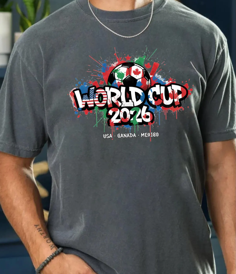 world cup 2026 shirt soccer fan tee usa canada mexico football shirt