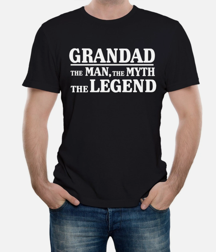 Grandad the Legend T-Shirt - Funny t shirt grandpa dad gift joke fathers day