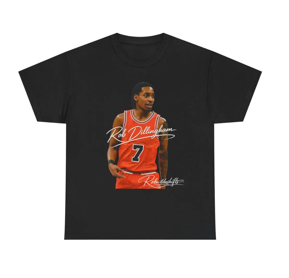 Rob Dillingham Chicago T Shirt Basketball Player Graphic Tee