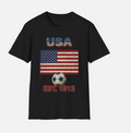 USA Flag Soccer T-Shirt | Nations Heritage Collection | Vintage
