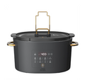 Thyme & Table 6QT Programmable Slow Cooker, Slate Grey