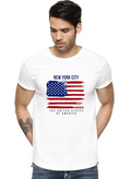 ADRO Men's 100% Cotton Regular Fit T-Shirt