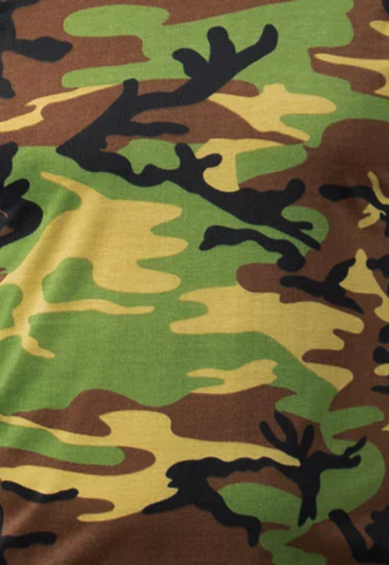 Camouflage Moisture Wicking Short Sleeve Military T-Shirt
