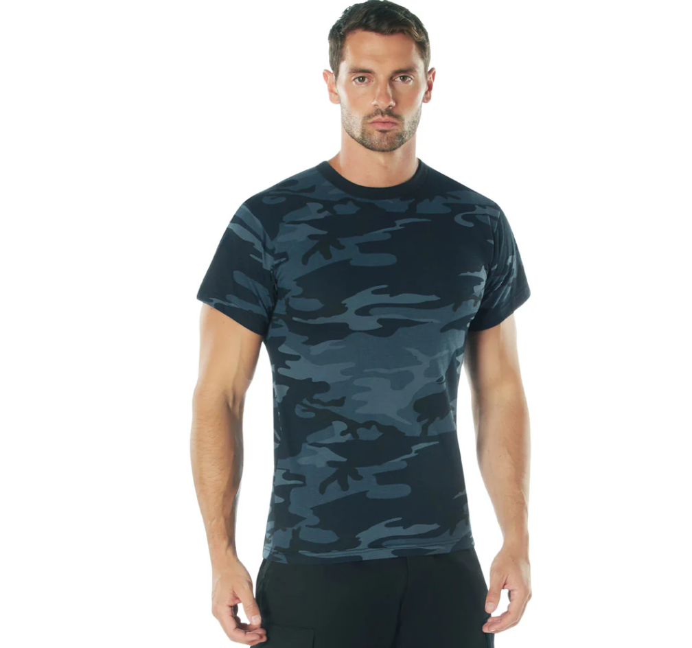 Midnight Camouflage Military T-shirt
