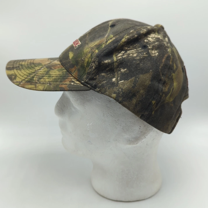 Mossy Oak hat camouflage adjustable strap-back cap