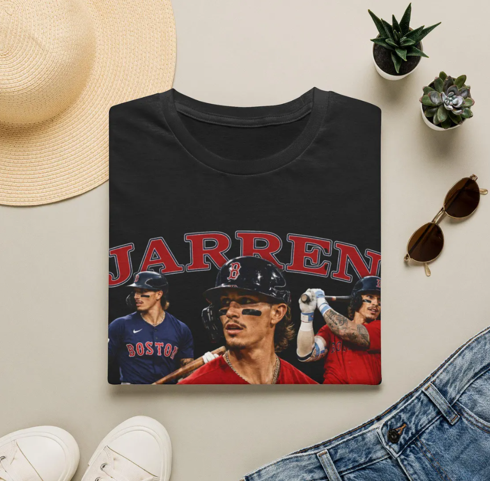 Jarren Duran Baseball Player T-Shirt Boston Red Sox Fan Tee
