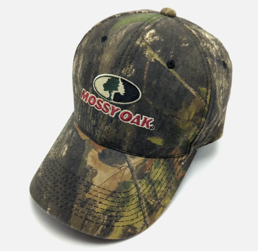 Mossy Oak hat camouflage adjustable strap-back cap
