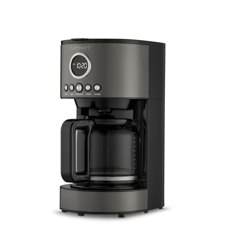 Cuisinart Stainless Steel 12-Cup Coffee Maker, Black