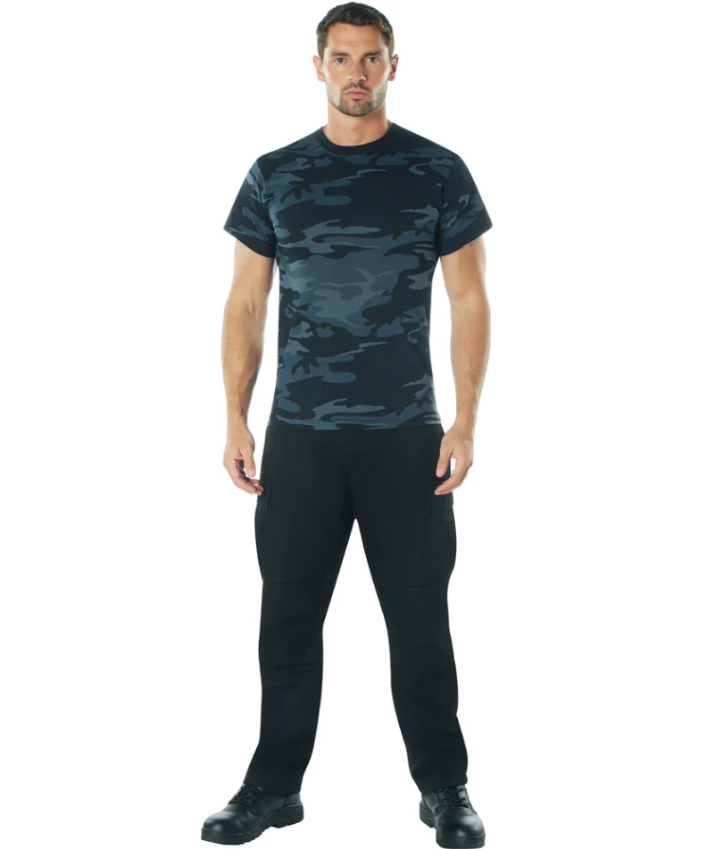 Midnight Camouflage Military T-shirt