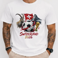 Switzerland 2026 Shirt, World Cup Soccer Tee, Swiss Flag Football T-Shirt