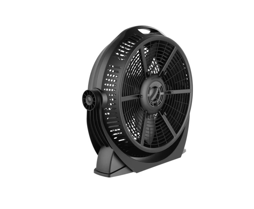 Lasko WindMachine 20" Large Floor Fan with Pivoting Head for Whole Room Cooling, Portable Indoor 3-Speed Air Circulator, Black, A20305