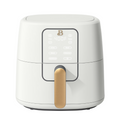 Beautiful 6 Qt Air Fryer with TurboCrisp Technology, EverGood Ceramic Nonstick Coating, White Icing by Drew Barrymore