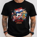Croatia 2026 World Cup Shirt Soccer T Shirt Croatian Flag Football Tee Futbol