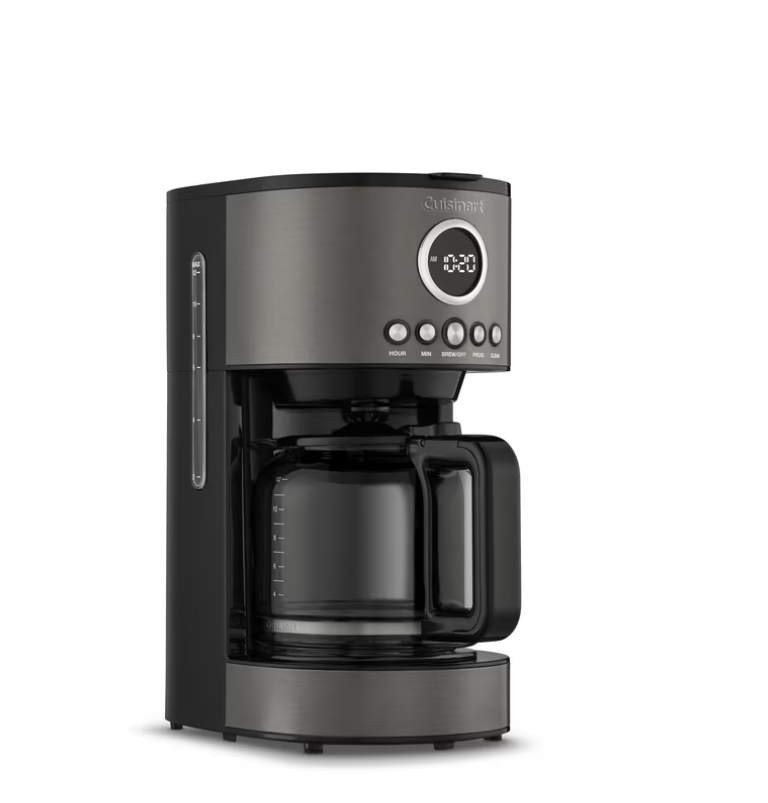 Cuisinart Stainless Steel 12-Cup Coffee Maker, Black