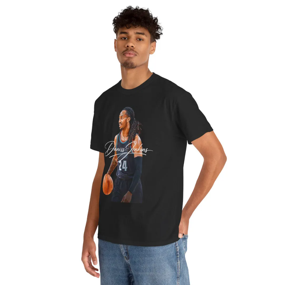 Daniss Jenkins Detroit T Shirt Basketball Graphic Tee