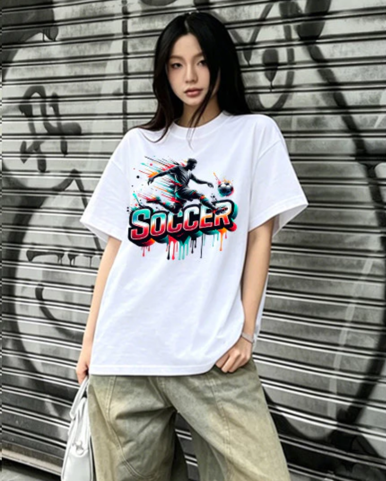 Street style in World Cup 2026, breathable T-shirt. - 1