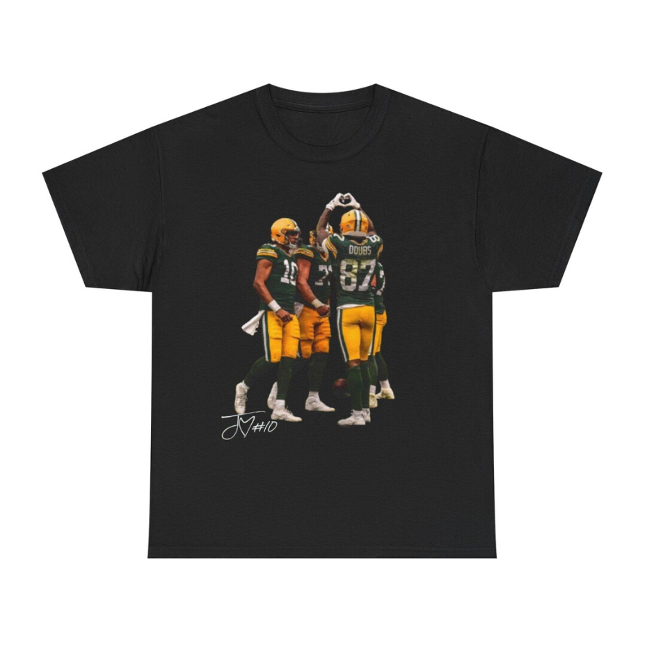 Romeo Doubs & Jordan Love Green Bay T-Shirt