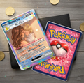 Personalized Anime Trading Card, Mother's Day Keepsake for Mom