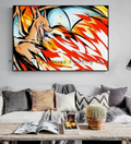 Charizard PokeArt Canvas Poster Anime wall Art home decor