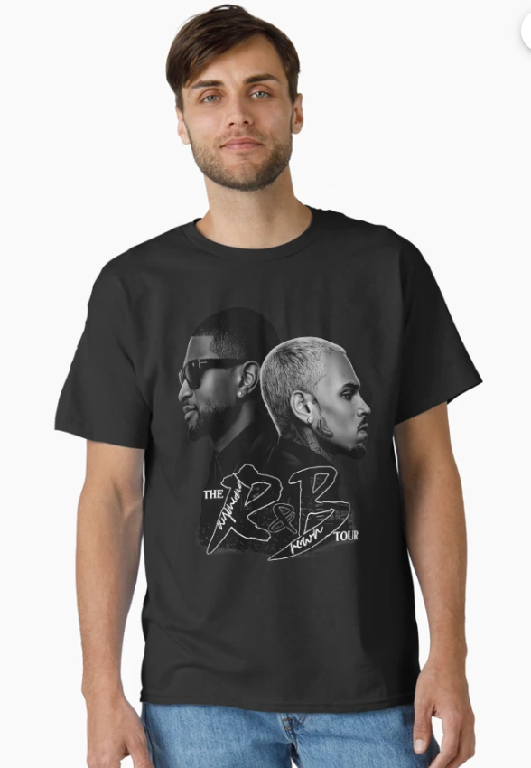 Usher Raymond and Chris Brown Tour 2026, R&B Tour Chris Brown Usher Raymond Classic T-Shirt