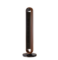 Better Homes & Gardens 40'' 5-Speed Oscillating Tower Fan with Remote Control, 3 Wind Modes, 12H Timer, Walnut & Black