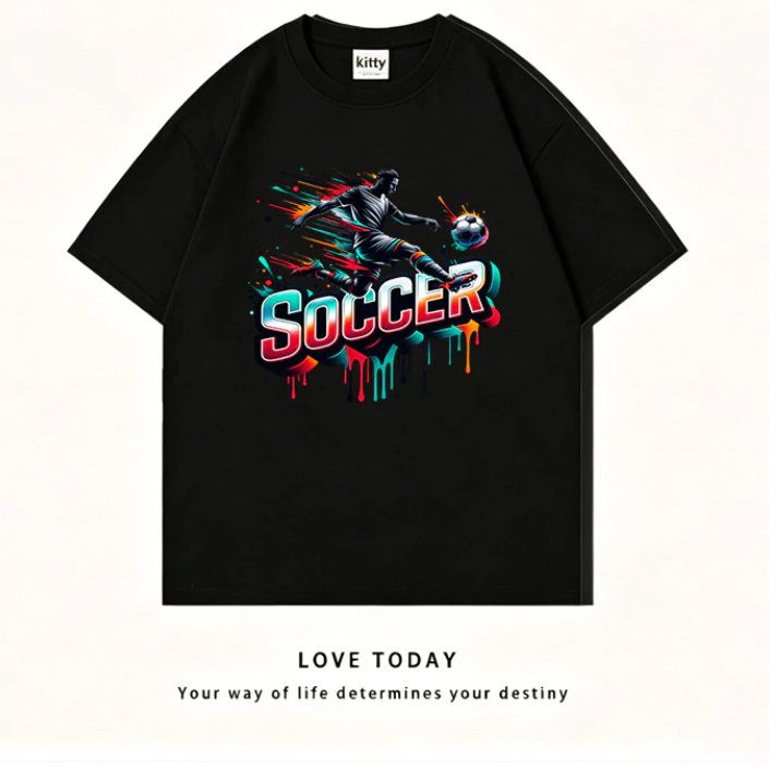 Street style in World Cup 2026, breathable T-shirt. - 1