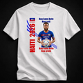 Fifa World Cup 2026 T-Shirt Soccer Graphic Tee USA Football Fan, Haiti