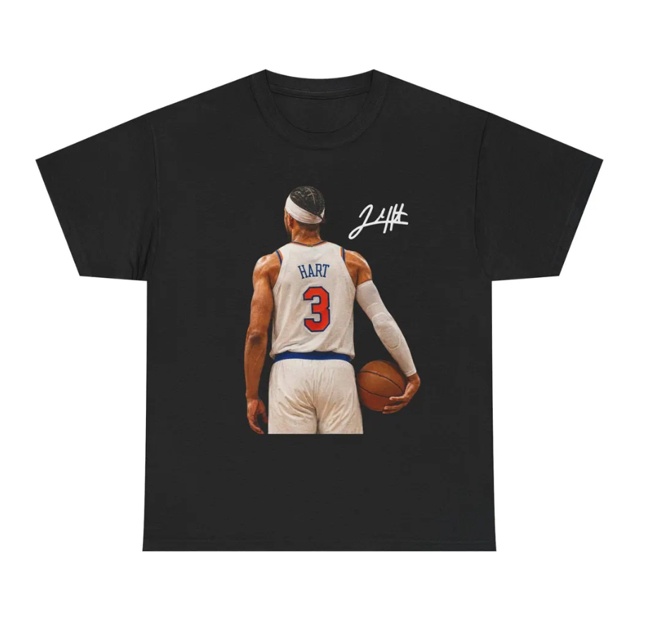 Josh Hart New York T Shirt Autograph Edition Basketball NYC