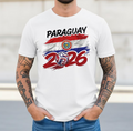 Paraguay 2026 Soccer Shirt, Global Soccer 2026 Paraguay T-shirt, La Albirroja Fan Gift, Paraguay Flag Football Tee, Soccer Lover Tee.