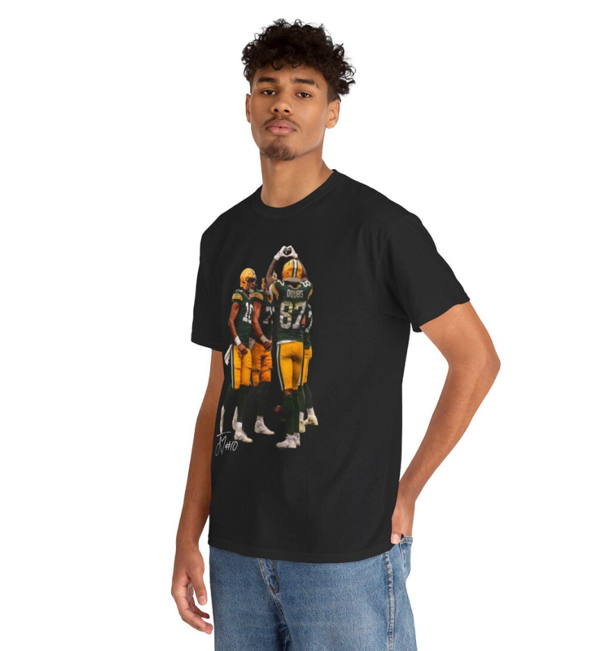Romeo Doubs & Jordan Love Green Bay T-Shirt