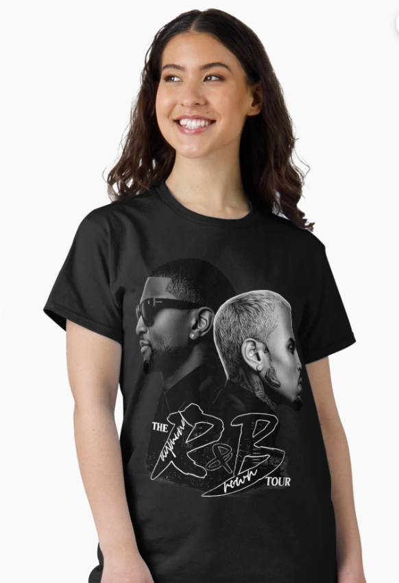 Usher Raymond and Chris Brown Tour 2026, R&B Tour Chris Brown Usher Raymond Classic T-Shirt