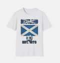 Scotland flag Football soccer T-Shirt | Nations Heritage Collection | Scottish