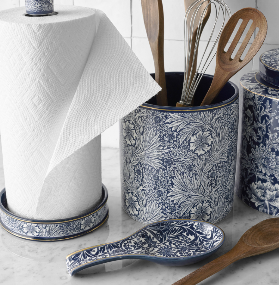 Morris & Co. x Williams Sonoma Bluebell Utensil Holder